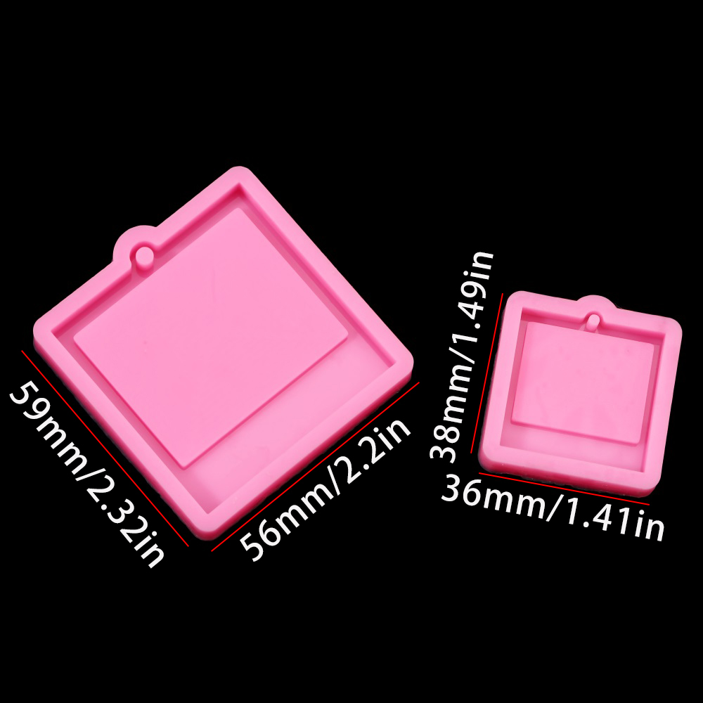 Photo Frame Epoxy Resin Keycha - Soap Making Ins ulasan dan harga